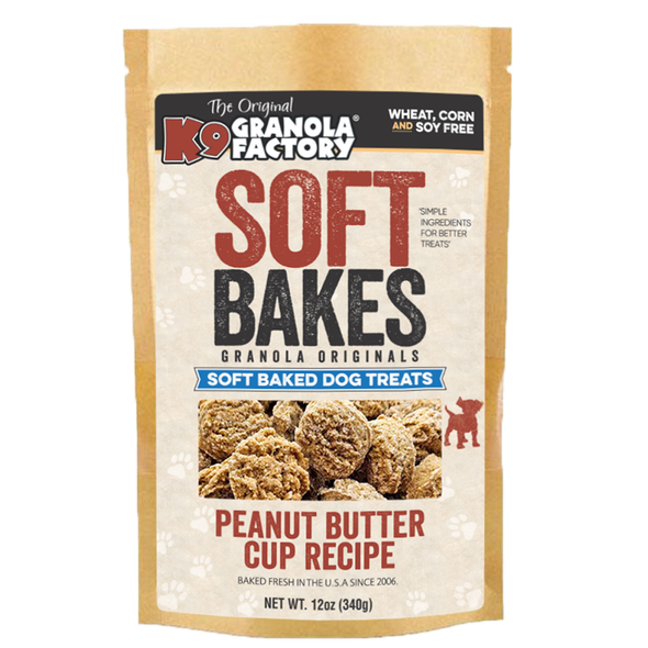 10% OFF- K9 Granola Factory Soft Bakes - Peanut Butter Cup 12oz