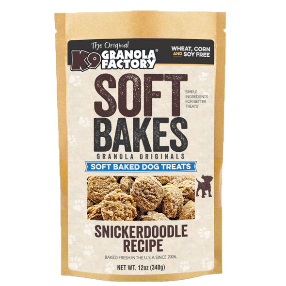10% OFF- K9 Granola Factory Soft Bakes - Snickerdoodle 12oz