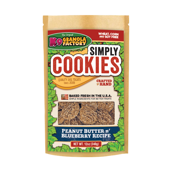 K9 Granola Simply Cookie PB & Blueberry 12oz