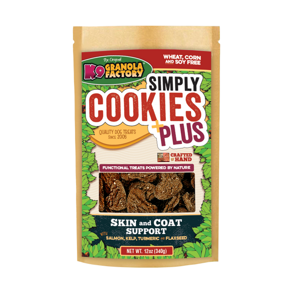 K9 Granola Factory Simply Cookies - Functional Skin and Coat Support 12oz