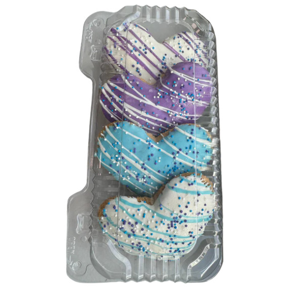 K9 Granola Factory 3" Jumbo Heart Shaped Gourmet Cookie, 4 pack - Winter K9 Granola Factory 3" Jumbo Heart Shaped Gourmet Cookie, 4 pack - Winter