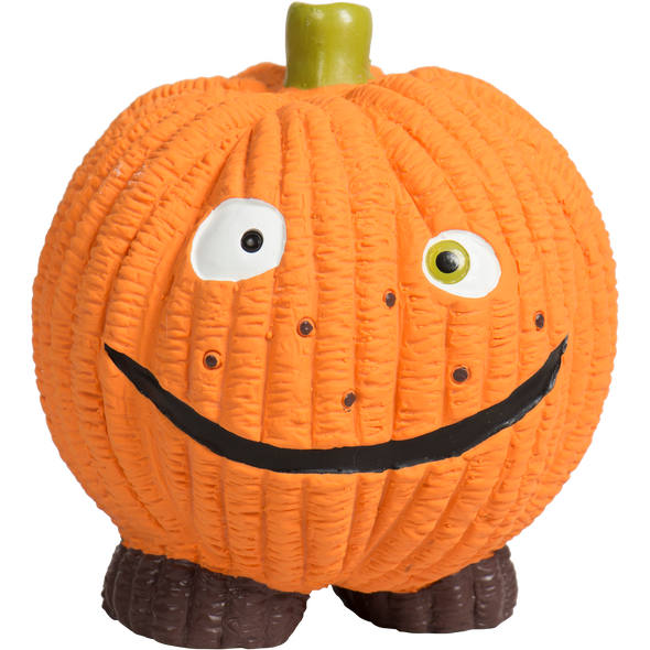 HuggleHounds Fall 2025 Gourdie Ruff-Tex® Ball, Small