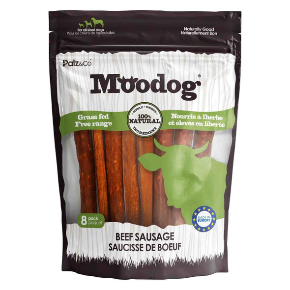 Palz&Co Moodog Beef Sausage 20 Pack