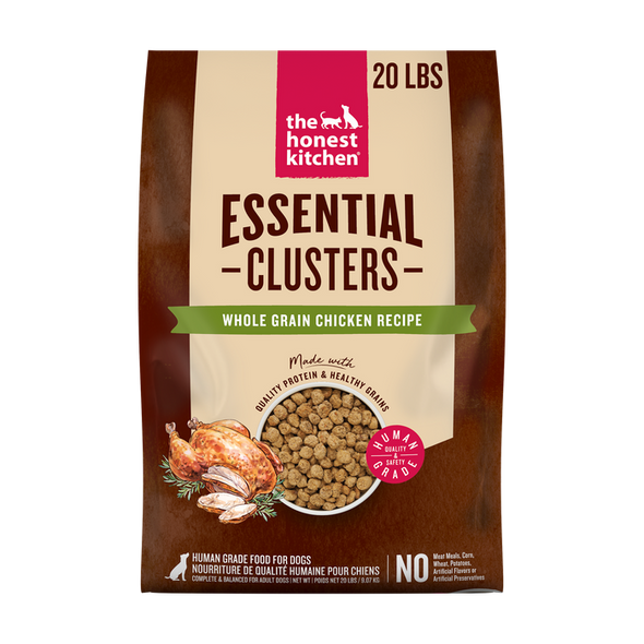 The Honest Kitchen ESSENTIALS DOG Food Clusters Chicken 20 lb Bag