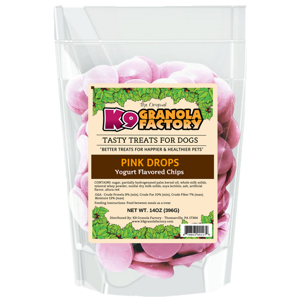 K9 Granola Factory Tasty Treats - Pink Drops 25lb