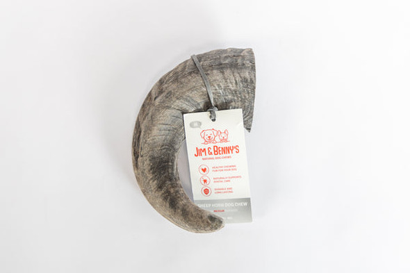 Jim & Benny's Sheep Horn, Medium Jim & Benny's Sheep Horn, Medium