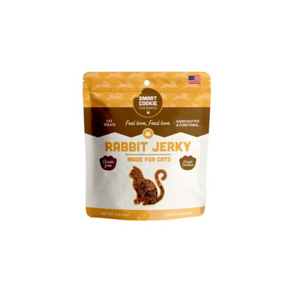 10% OFF Happy Cat Month - Smart Cookie Barkery Rabbit Jerky Cat Treats 2oz