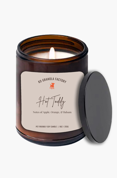 10% Off - K9 Granola Factory Pet Friendly SOY Candle - 9oz, Hot Toddy