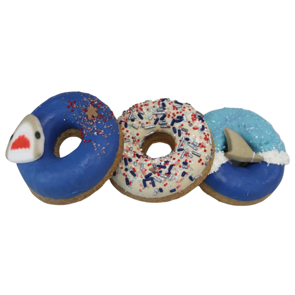 K9 Granola Factory Gourmet Donut - Shark Week 3pk