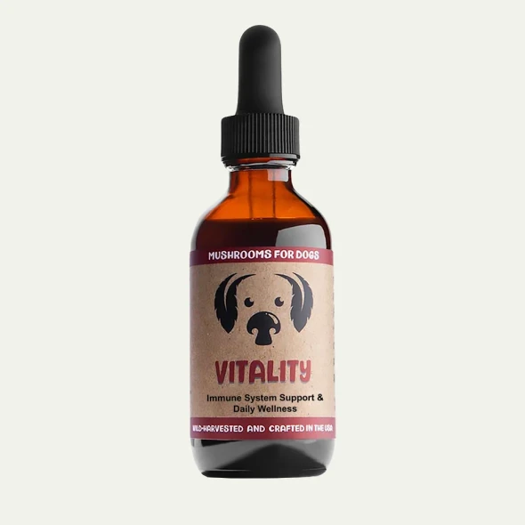 MycoDog Mushroom Tincture DOG Vitality 1oz