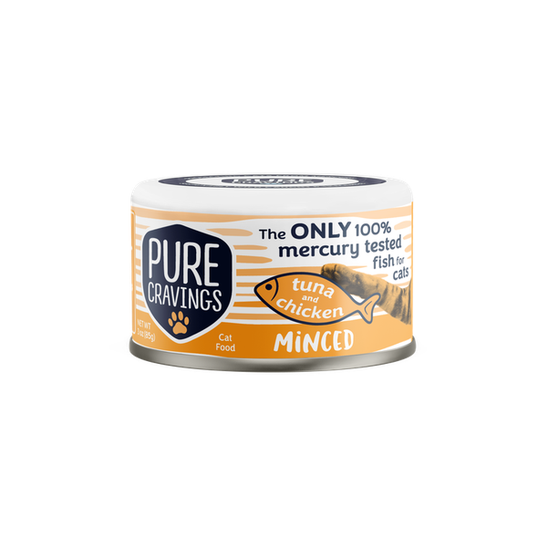 Pure Cravings Minced Tuna & Chicken 12/3oz