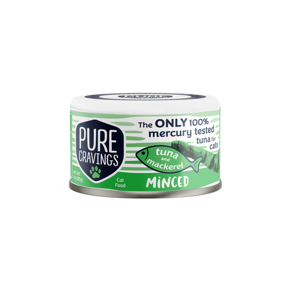 Pure Cravings Minced Tuna & Mackerel 12/3oz