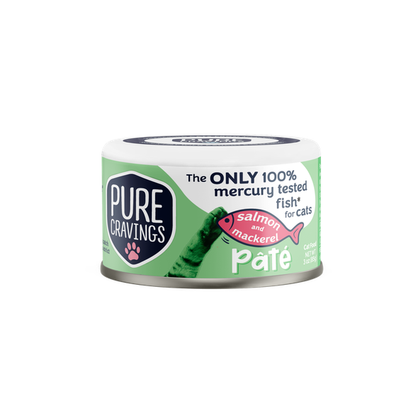 Pure Cravings Salmon & Mackerel Pate 12/3oz