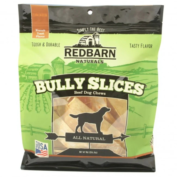Redbarn Natural Bully Slices - French Toast 9oz