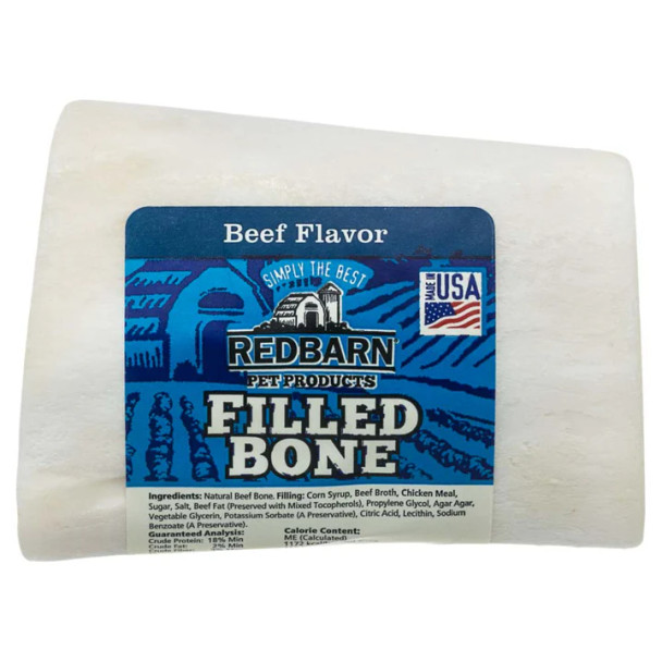 Redbarn Small Filled Bone - Beef