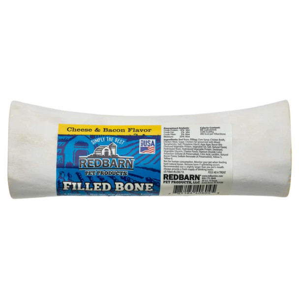 Redbarn Large Filled Bone - Cheese & Bacon