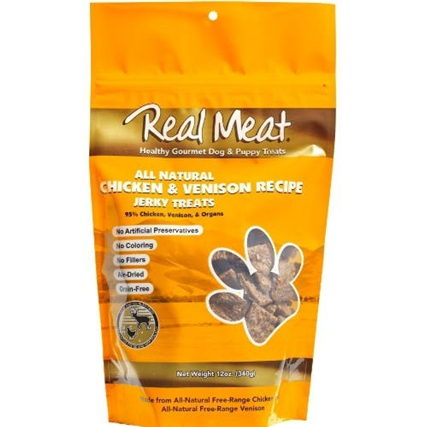 The Real Meat Company Chicken Venison Treats 4oz