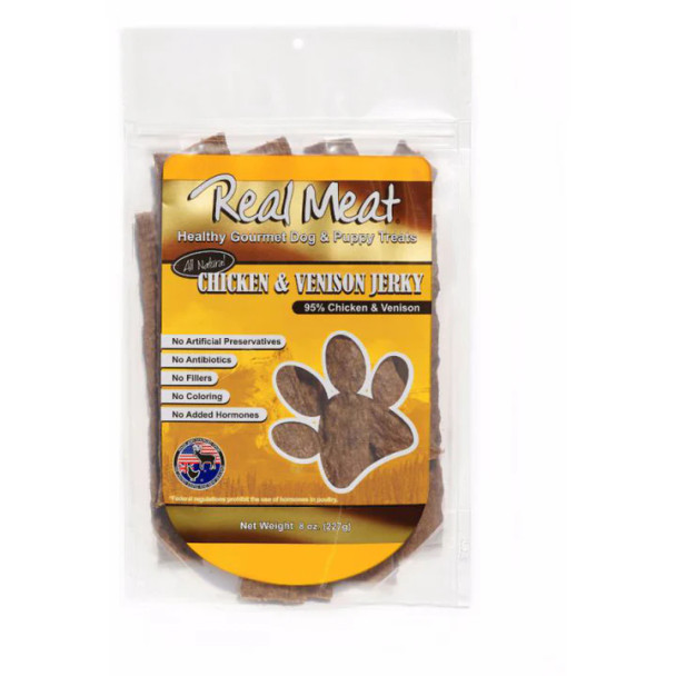 The Real Meat Company Chicken Venison Treats 8oz