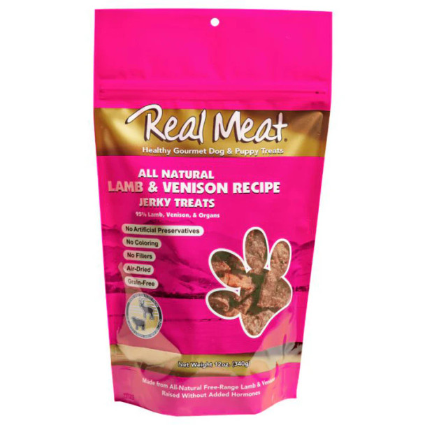 The Real Meat Company Lamb Venison Dog Treats 12oz
