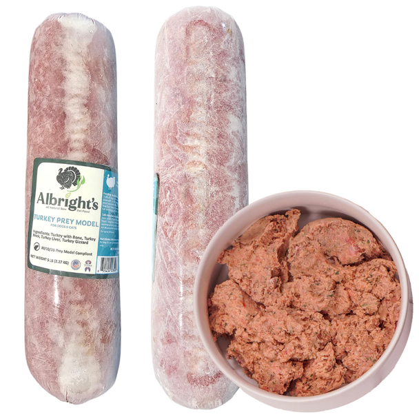 Albright's PMR Turkey Raw Dog Food 5lb