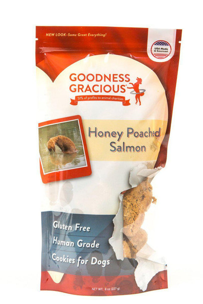 Goodness Gracious Honey Poached Salmon Cookies, 8 oz