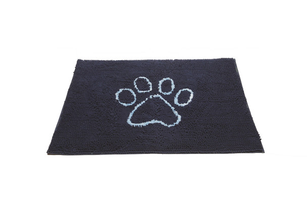 Dog Gone Smart LARGE Dirty Dog Doormat Bermuda Blue w/light blue