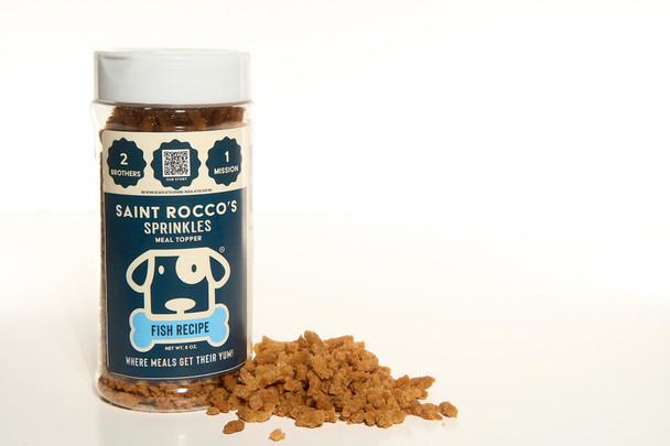 Saint Rocco's Sprinkles Fish Recipe Food Topper, 6oz