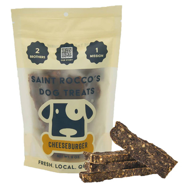 Saint Rocco's Cheeseburger Recipe Treats, 3oz