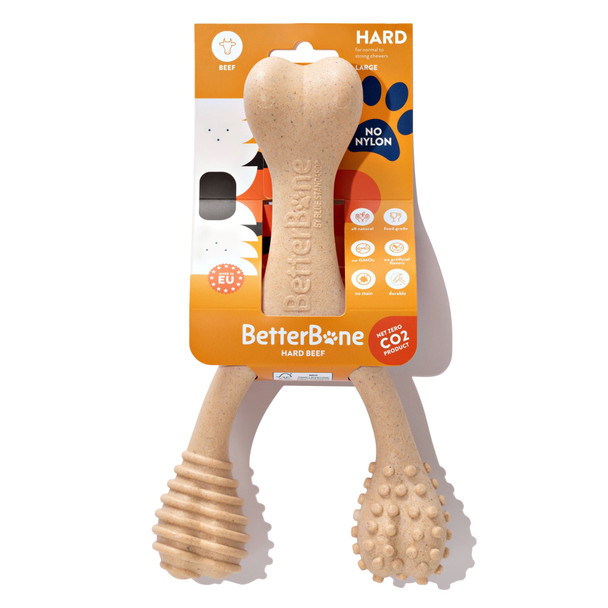 BetterBone Large Size, Hard Density, Beef Flavor