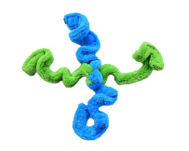 Cycle Dog Duraplush  Springy Thing-Blue-Medium