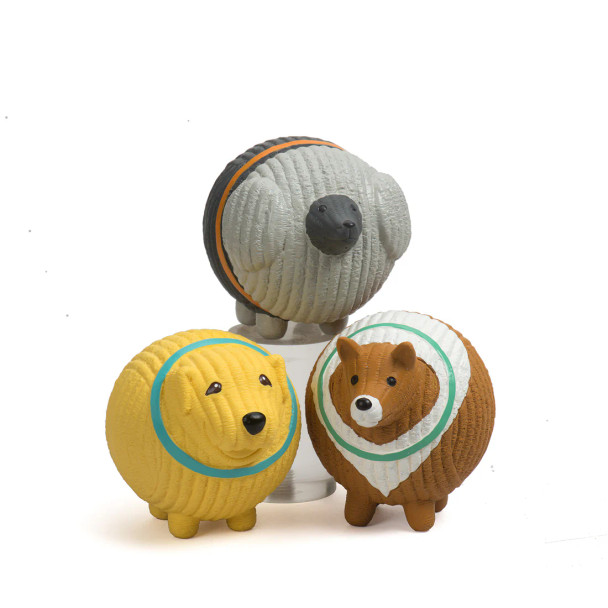 HuggleHounds HuggleMutt Ruff-Tex® Asst (3 pack), Large (Bridget, Fancy & Lassie)