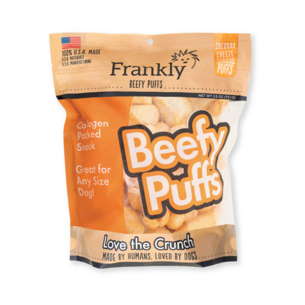 Frankly USA Beefy Puffs, Cheese 5oz