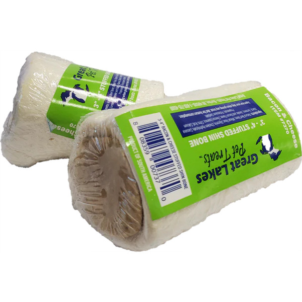 Great Lakes Flavored Bacon & Cheese Filled Bone, 2"-3"