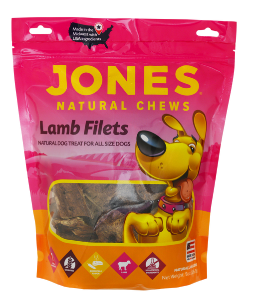Jones Natural Chews, Lamb Puffs - 16oz USA Lamb Lung
