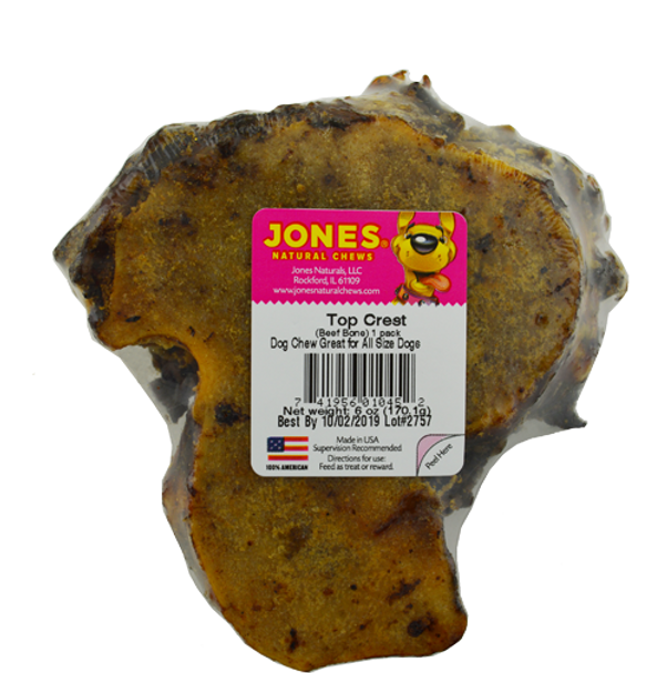 Jones Natural Chews, Top Crest - USA Sliced Meaty Knuckle