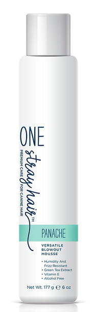 One Stray Hair Panache Versatile Blowout  Mousse For Dogs, 6oz One Stray Hair Panache Versatile Blowout  Mousse For Dogs, 6oz