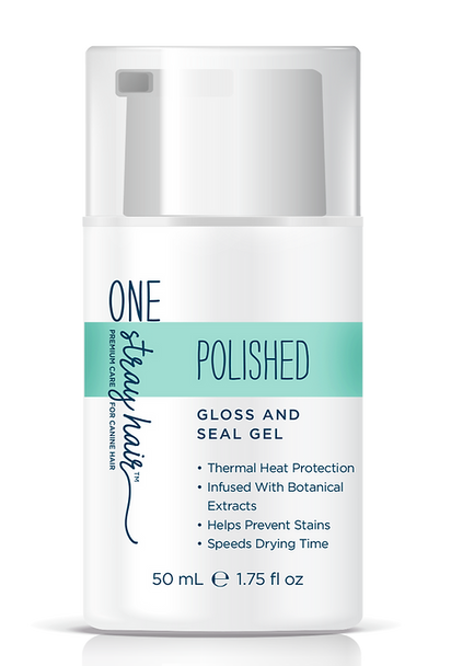 One Stray Hair Polished Gloss and Seal Gel For Dogs, 1.75oz One Stray Hair Polished Gloss and Seal Gel For Dogs, 1.75oz