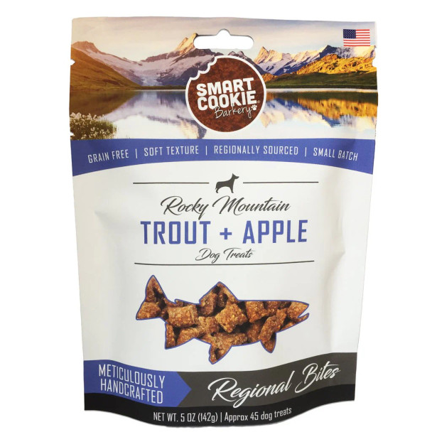 Smart Cookie Barkery Regional Bites - Rocky Mountain Trout & Apple 5oz