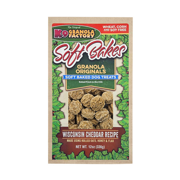 K9 Granola Factory Soft Bakes - Wisconsin Cheddar 12oz