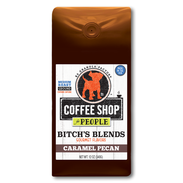 K9 Granola Factory Donut Shop Coffee, Caramel Pecan - 12oz