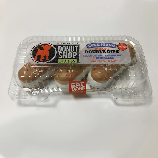 K9 Granola Factory Long Johns - Peanut Butter w/ Sprinkles 3ct