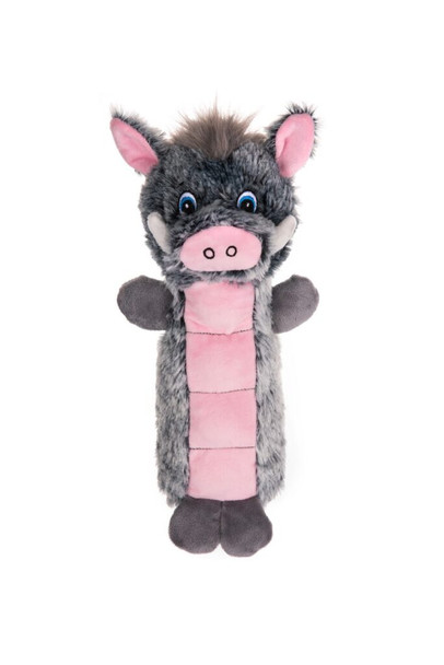 Growl Belly Busters Warthog Gray Dog Toy