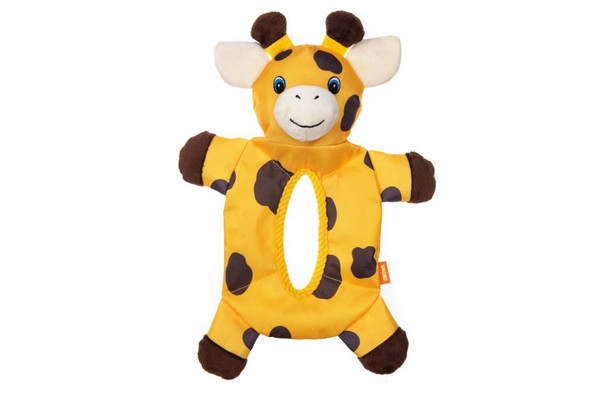 Growl Bruizers Giraffe Yellow Dog Toy