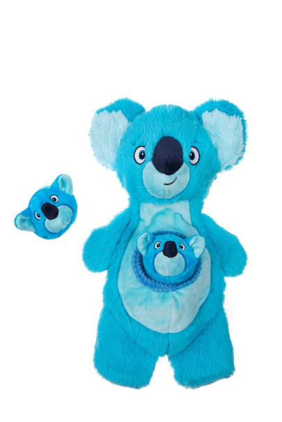 Growl Sidekicks Koala Blue Dog Toy