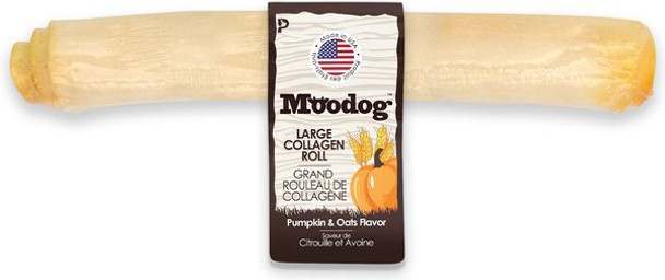 10% Sweet Summer Time Savings - Palz&Co Moodog Beef Corium Collagen roll 11" (Pumpkin and Oat) - Large
