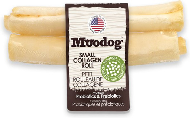 10% Sweet Summer Time Savings - Palz&Co Moodog Beef Corium Collagen roll 5"  (Probiotics & pre-biotics)(Oat)  2 Pack -Small