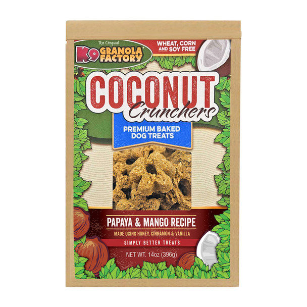 K9 Granola Factory Pumpkin Crunchers - Papaya & Mango 14oz