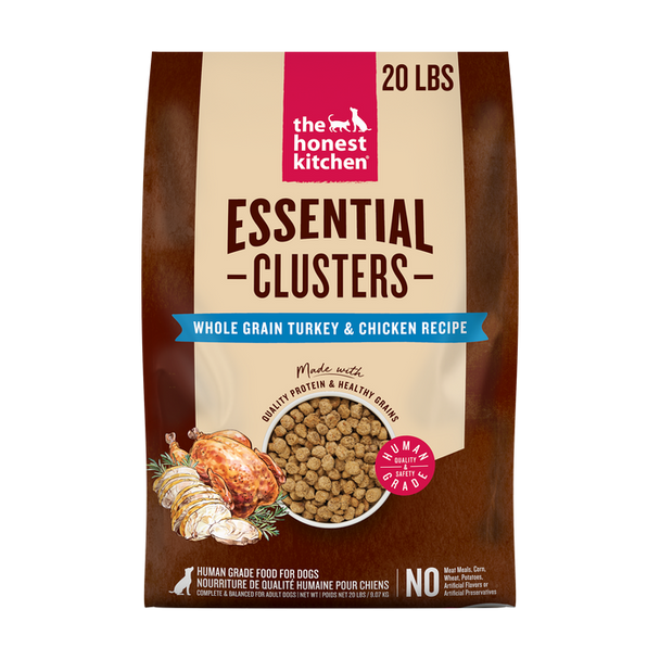 The Honest Kitchen ESSENTIALS DOG Food Clusters Turkey & Chicken 5 lb Bag