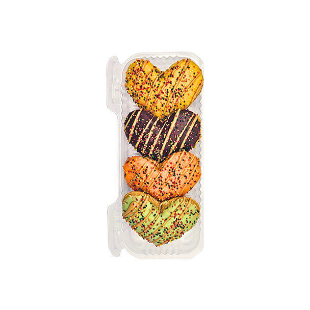 K9 Granola Factory 3" Jumbo Heart Shaped Gourmet Cookie, 4 pack - Fall K9 Granola Factory 3" Jumbo Heart Shaped Gourmet Cookie, 4 pack - Fall