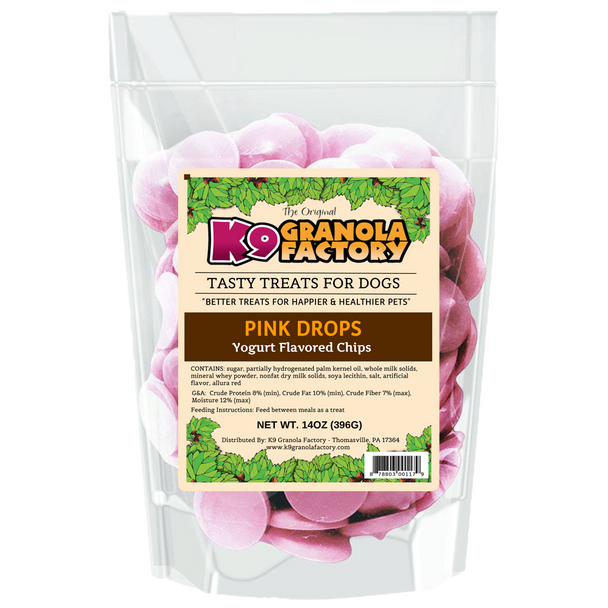 K9 Granola Factory Tasty Treats - Pink Drops 25lb